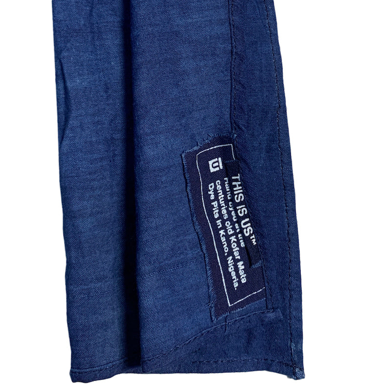 Long Head Scarf - Indigo