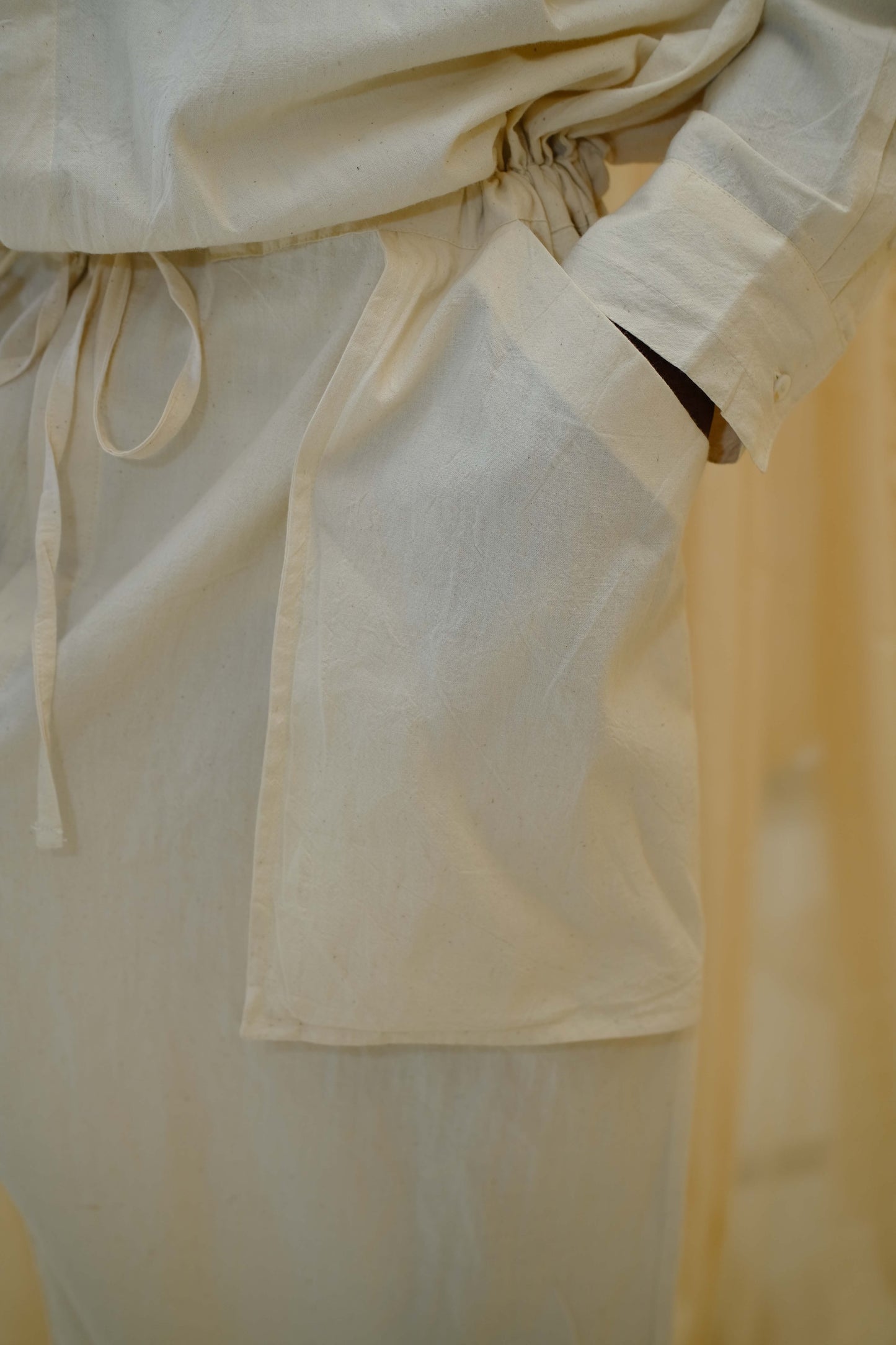 Short Sleeve Jumpsuit - Ivory