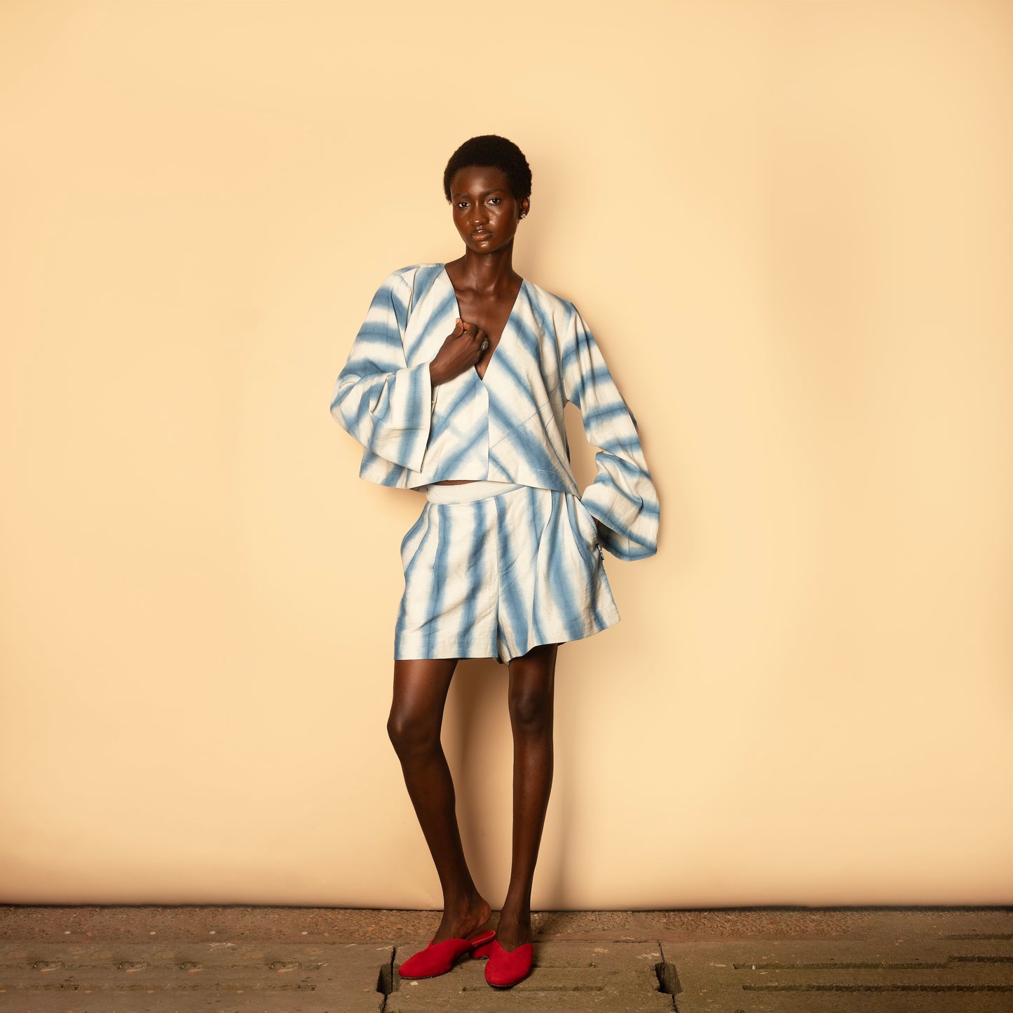Flare Lounge Shorts - Striped
