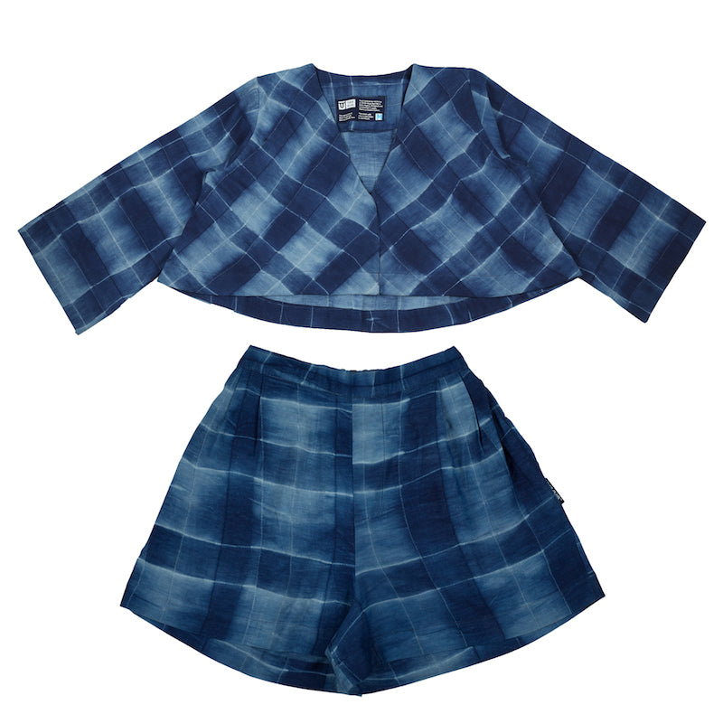 Flare Lounge Shorts Set - Checkerbox