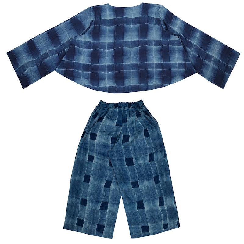 Flare Lounge Trousers Set - Checkerbox
