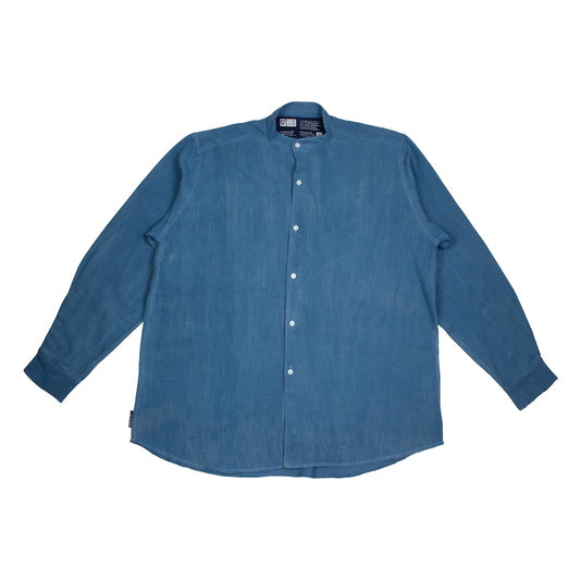 Relaxed Long Sleeve Shirt - Light Blue