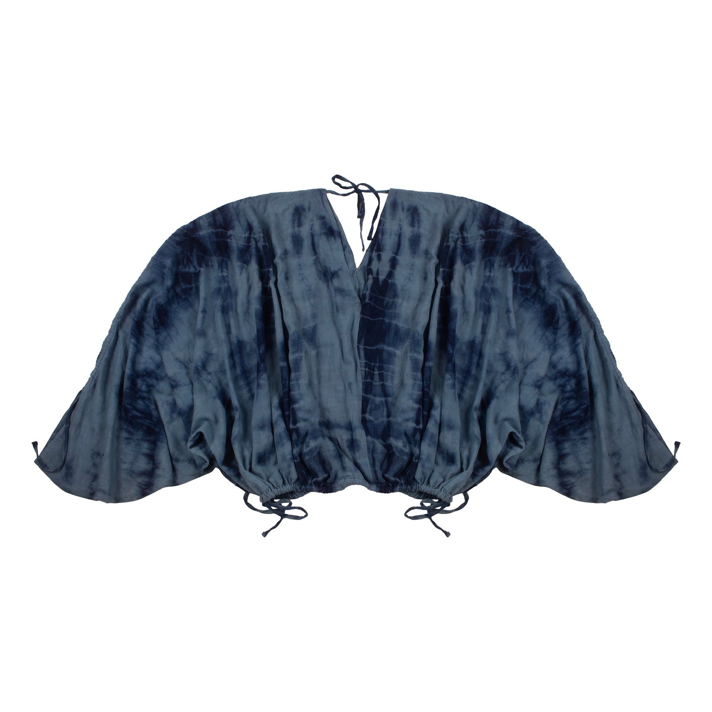 Draped Dress - Light Blue Cloud