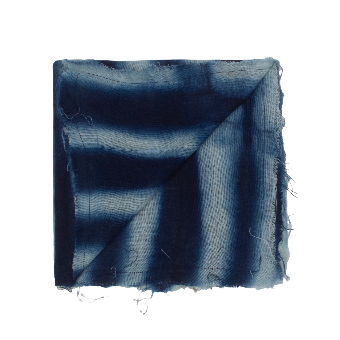 Ajasa Bandana - Indigo Block Stripe
