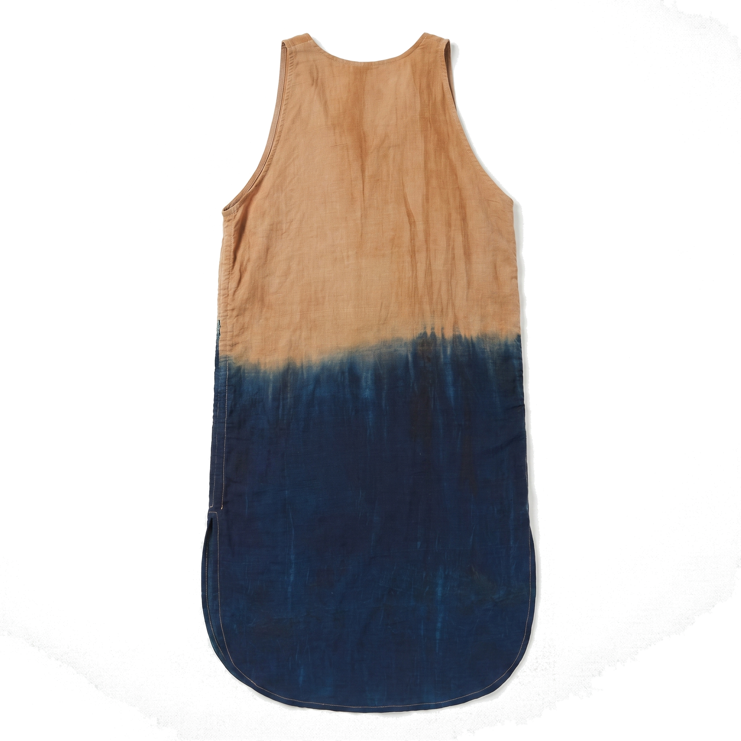 U-Neck Long Vest - Hankaka