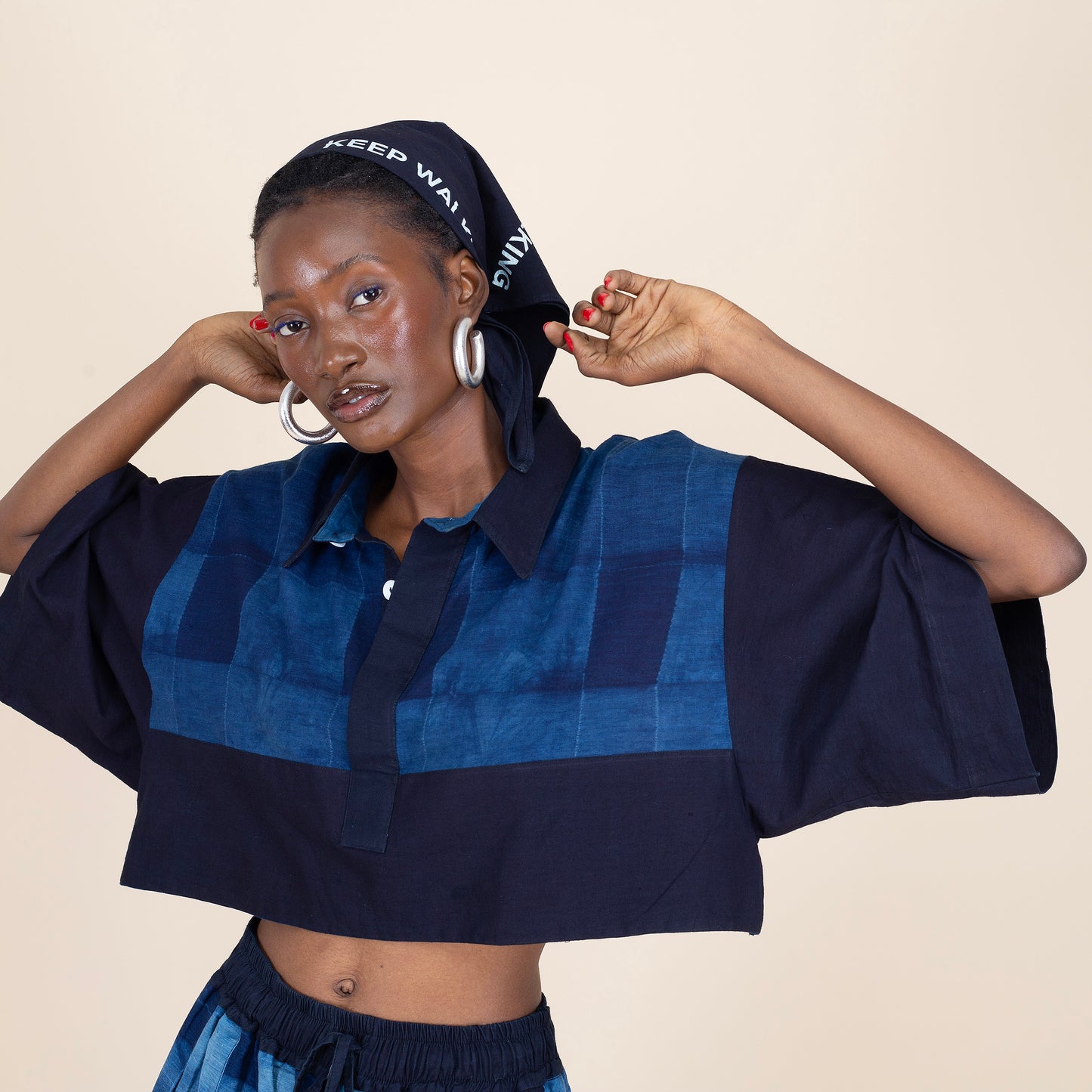 TIU X JW Mini Crop Shirt