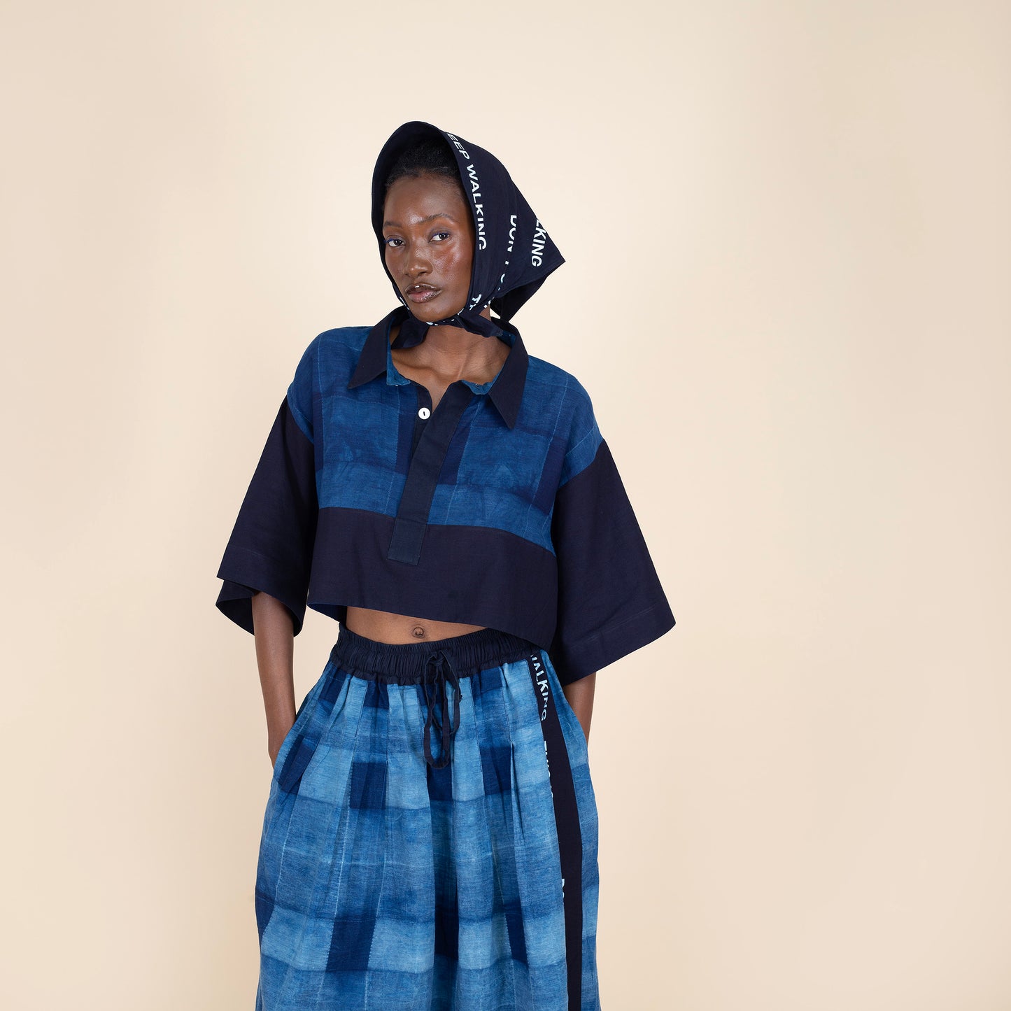 TIU X JW Mini Crop Shirt
