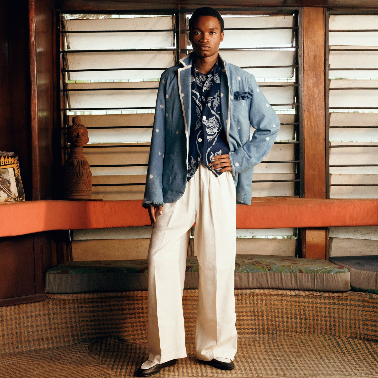 Ajasa Vest - Indigo Galactic Stem