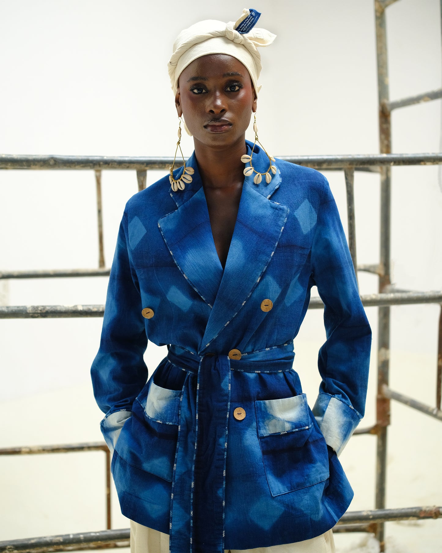 Double-Breasted Lounge Blazer