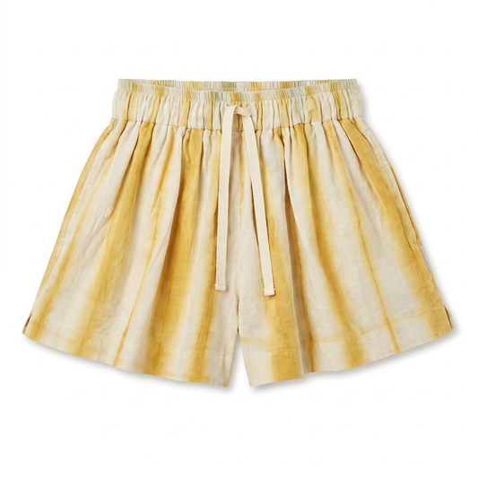 Boxy Lounge Shorts - Striped
