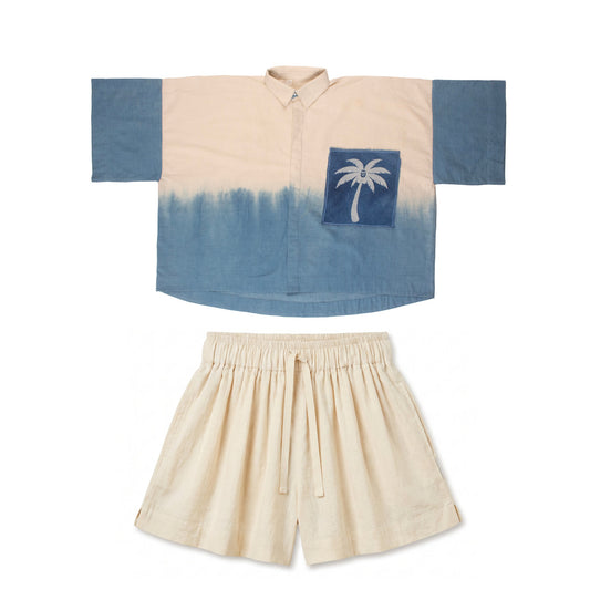 Boxy Lounge Shorts Set - Hankaka