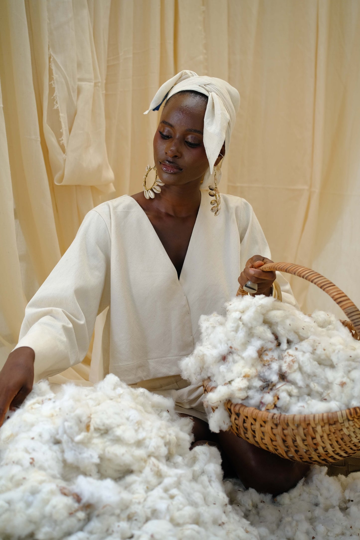 Flare Lounge Top - Ivory