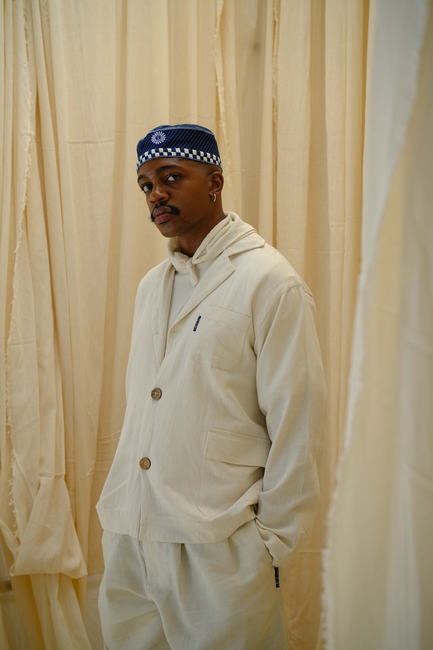 Relaxed Tailored Jacket - Ivory