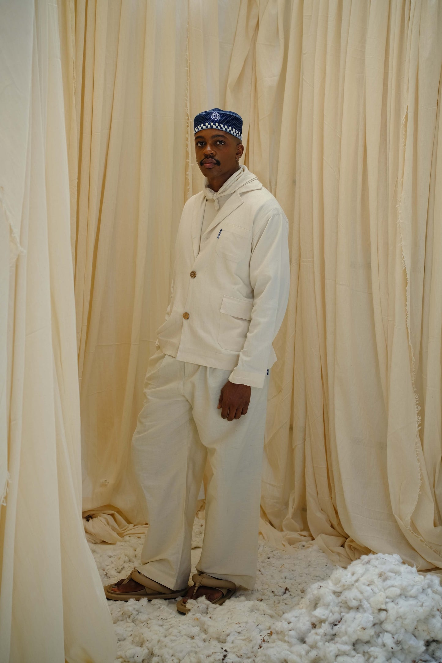 Relaxed Tailored Jacket - Ivory