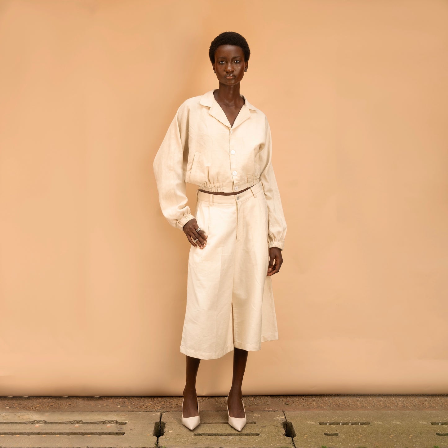 Bomber Jacket - Ivory