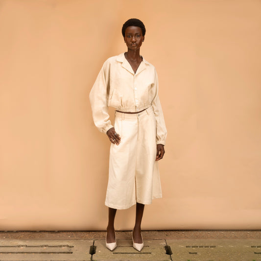 Bomber Jacket - Ivory