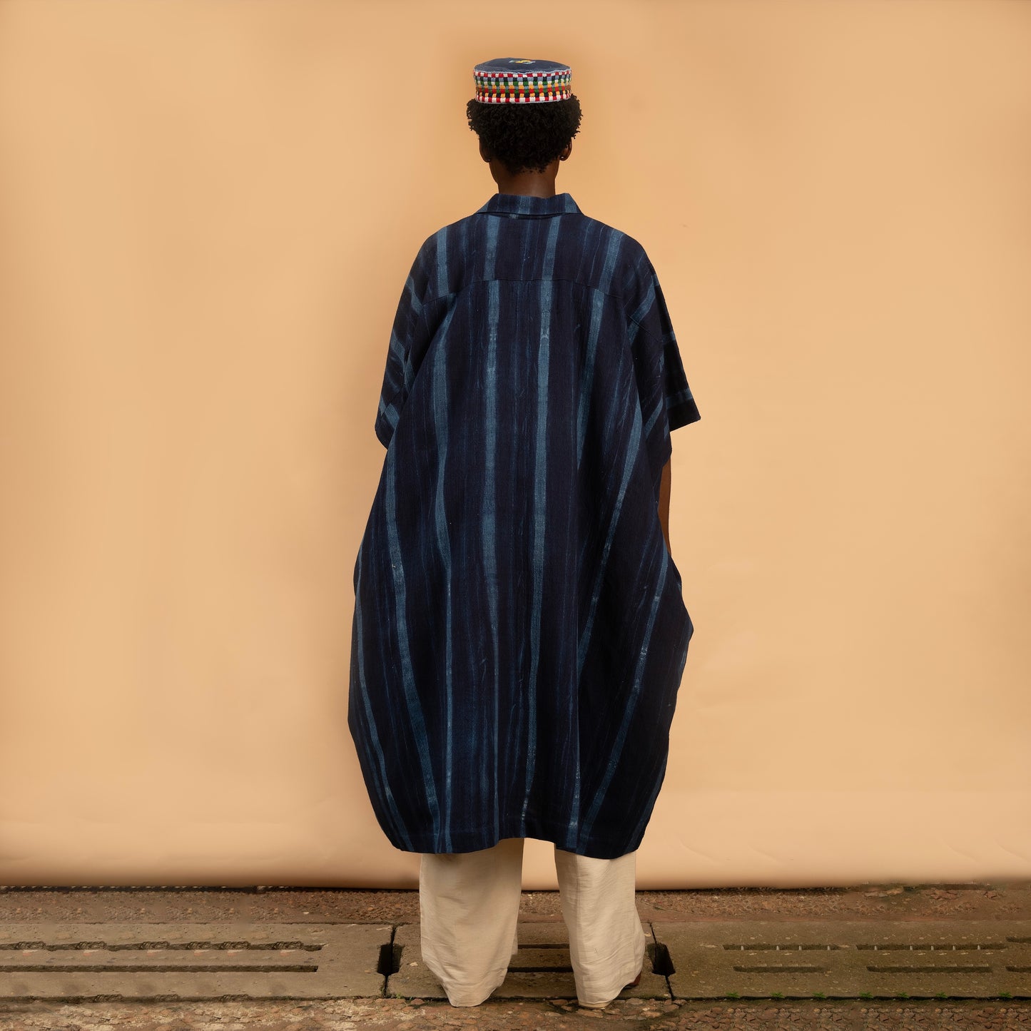 Kaftan Shirt Dress - Zebra