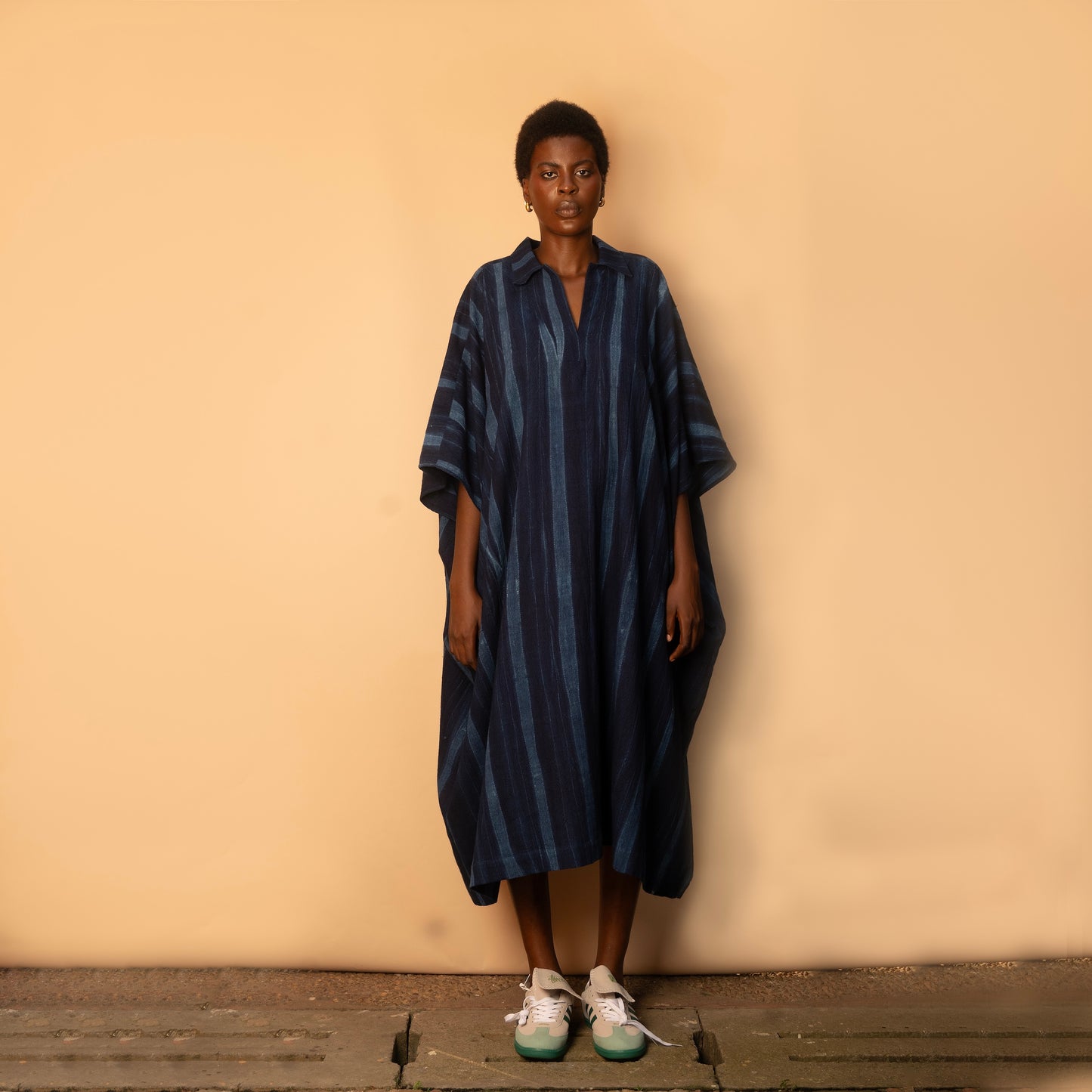 Kaftan Shirt Dress - Zebra
