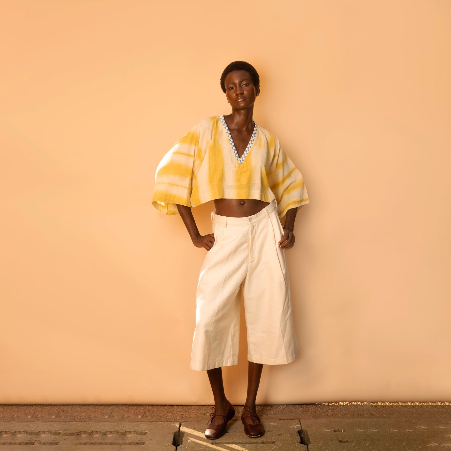 Danshiki Crop - Striped