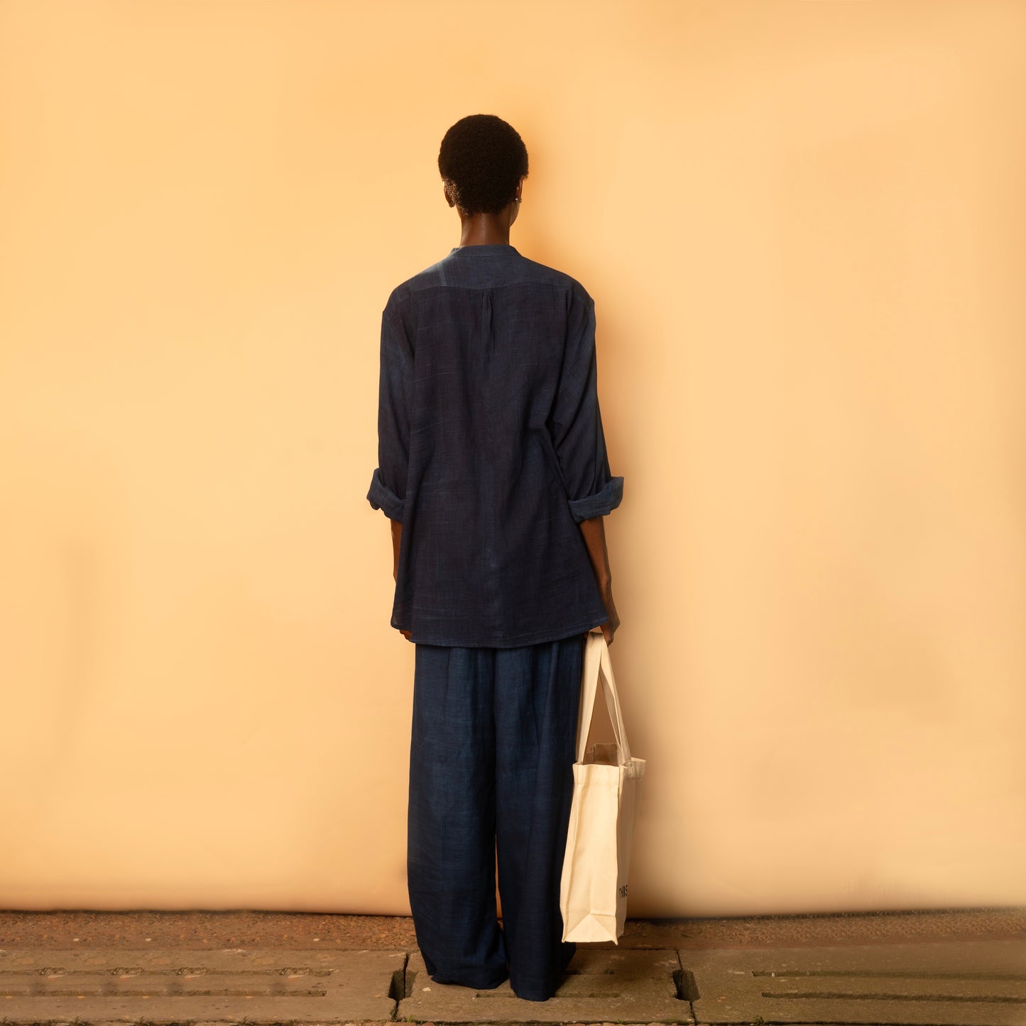 Relaxed Long Sleeve Shirt - Indigo