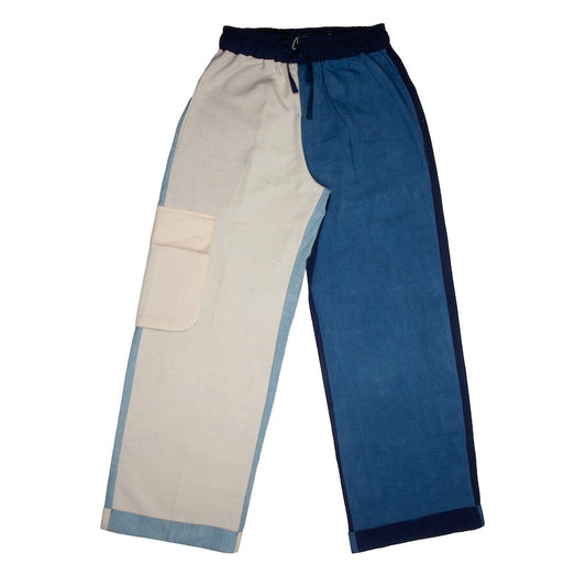 Uniform wear Baggy Cargo Trousers - Colour Block