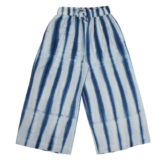 Boxy Lounge Trousers - Block Stripes