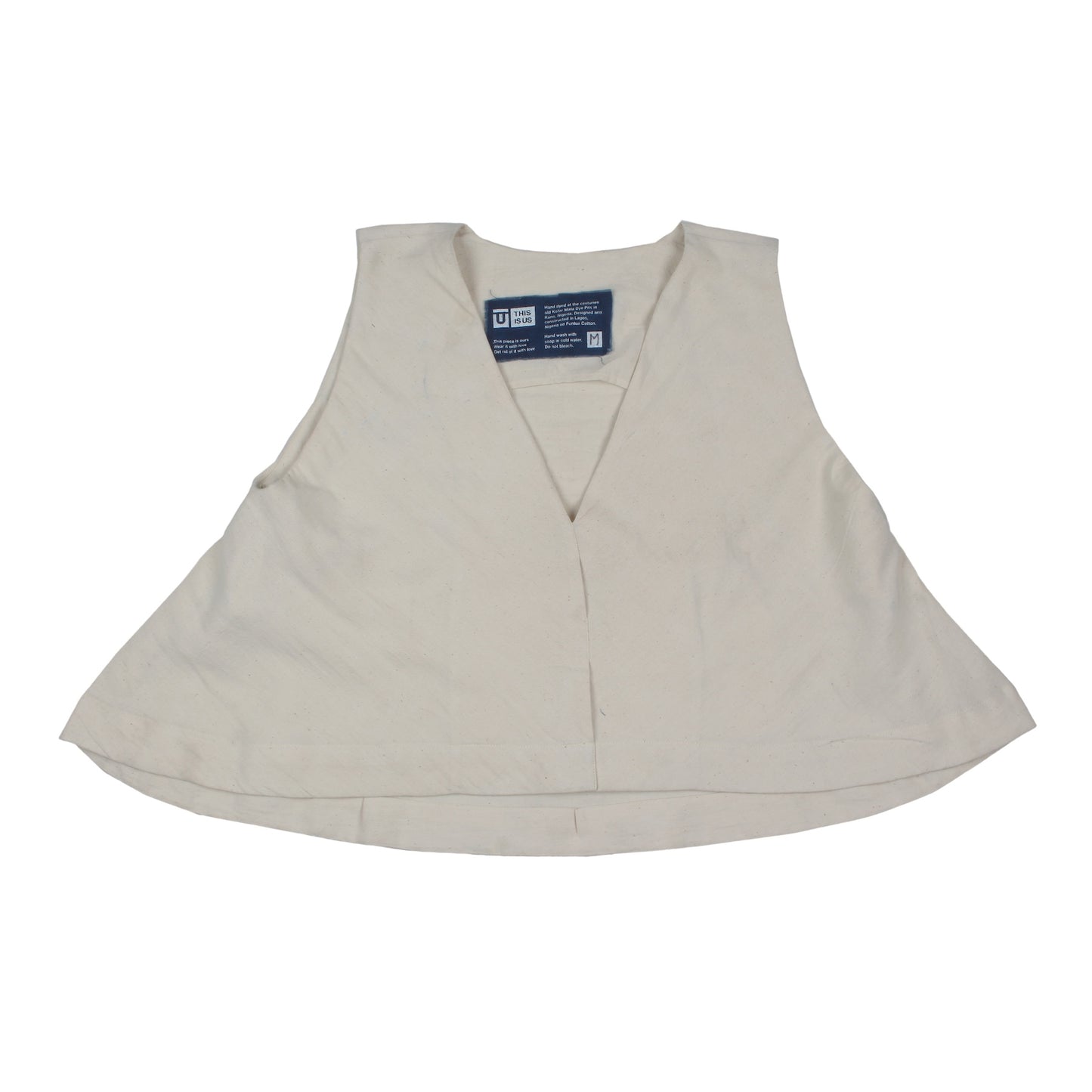 Flare Lounge Vest Top - Ivory