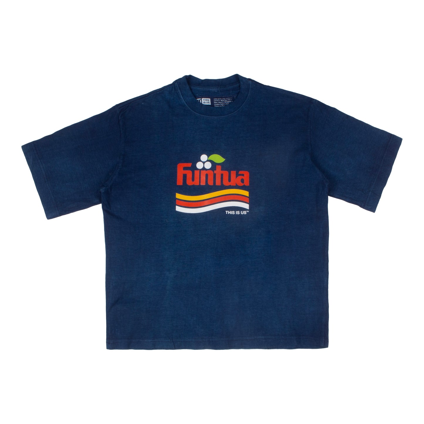 Cotton Jersey Fanta Tee - Indigo