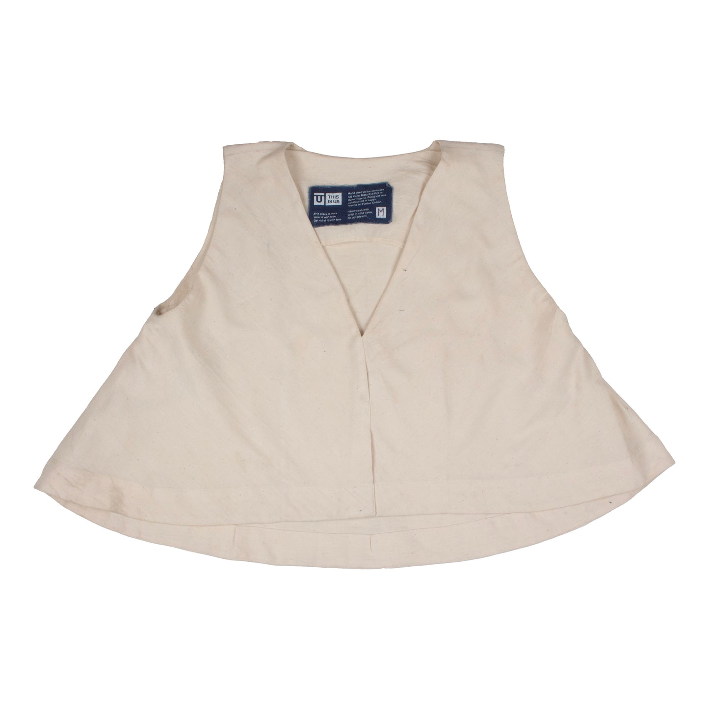 Flare Lounge Vest Top - Ivory
