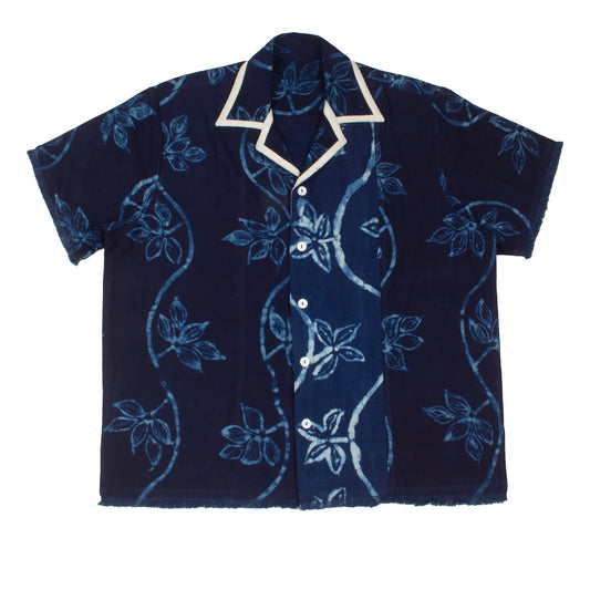 Ajasa Camp Shirt - Galactic Stem Print