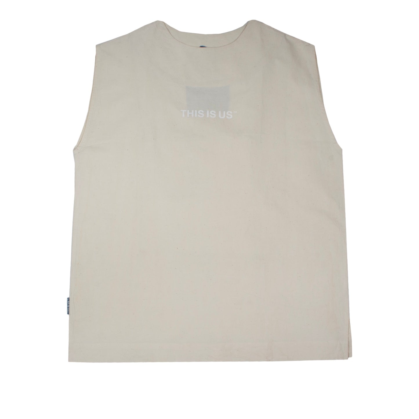Round Neck Vest - Ivory