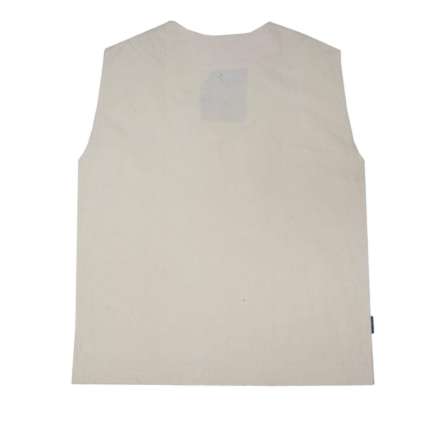 Round Neck Vest - Ivory