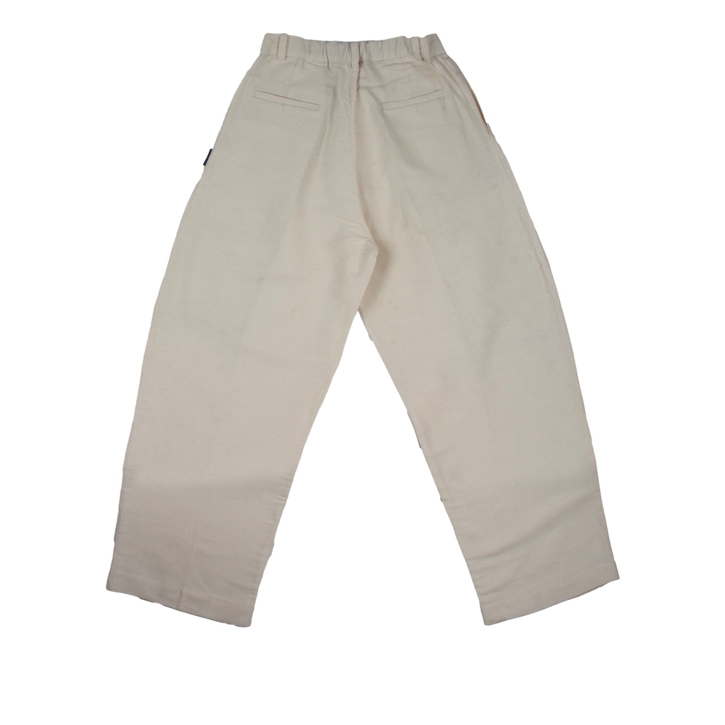 Uniform wear Loose Tailored Trousers - Ivory