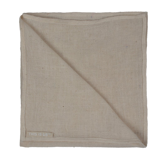Big Square Scarf - Ivory