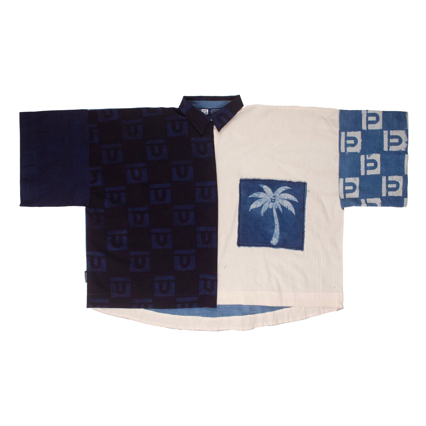 Boxy Lounge Shirt - Colourblock