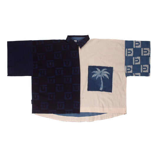 Boxy Lounge Shirt - Colourblock