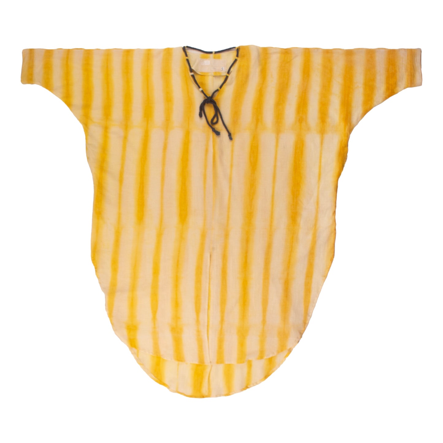 Kaftan Dress - Yellow Striped