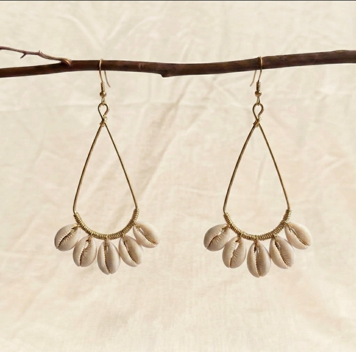 Karembo Cowry Earrings
