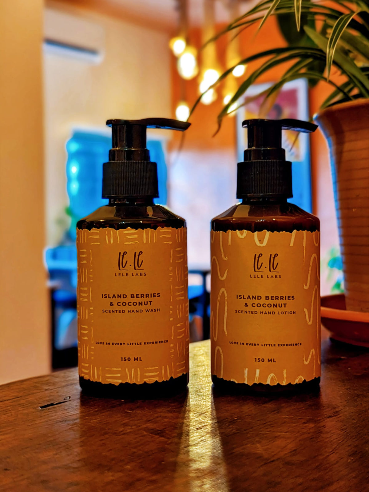 Island berries & Coconut Scented - Hand Lotion & Hand Wash Pack
