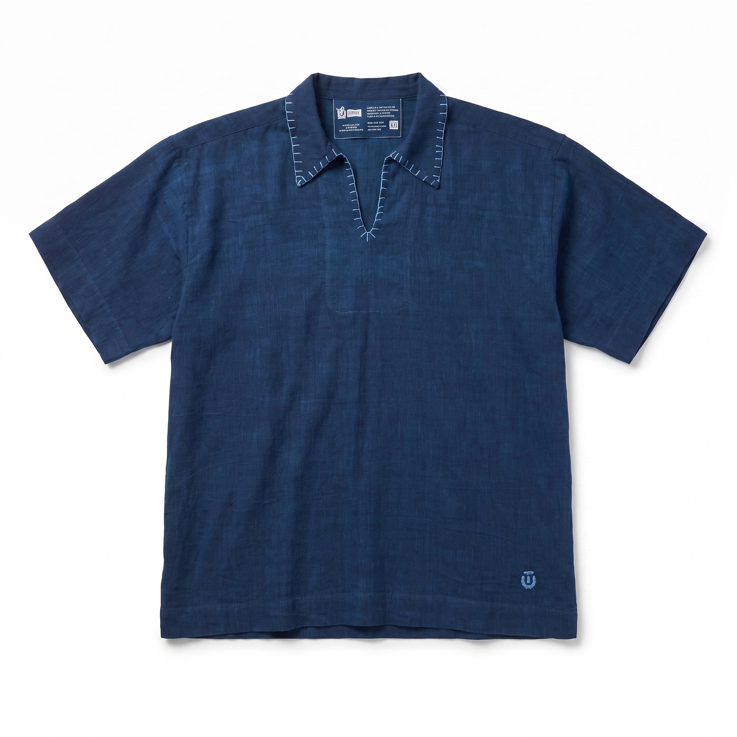 Short Sleeve Tunic - Indigo