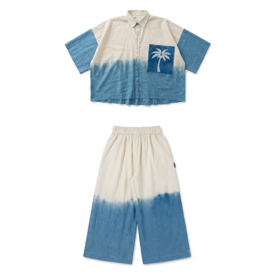 Boxy Lounge Trousers Set - IV/SB Hankaka