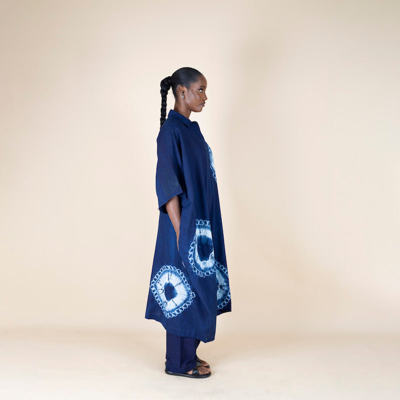 Hausa States Kaftan Shirt Dress