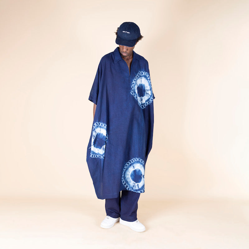 Hausa States Kaftan Shirt Dress