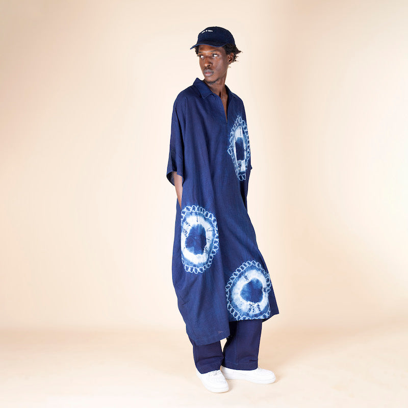 Hausa States Kaftan Shirt Dress