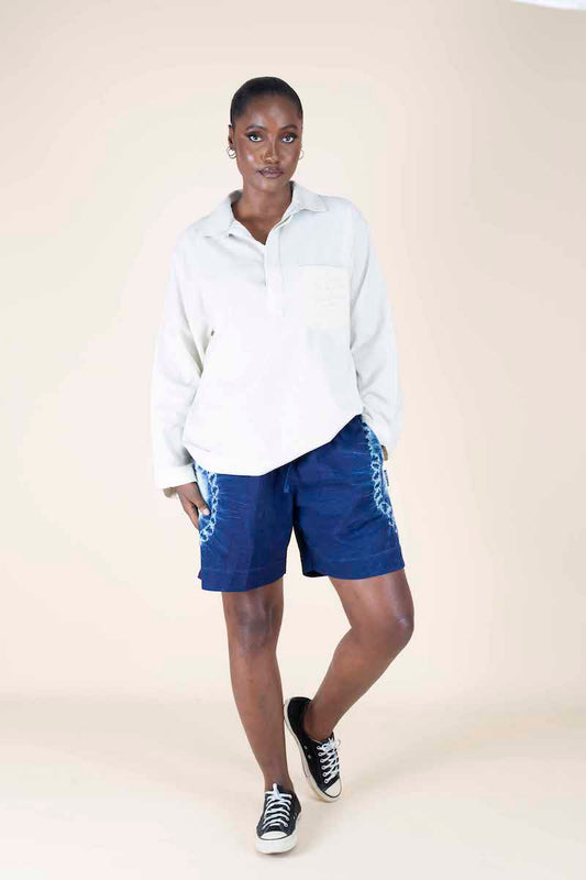This Is Funtua Signature Tunic - Ivory